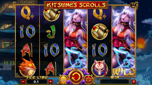 Kitsune's Scrolls Slot Reels