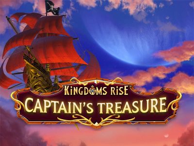 Kingdoms Rise Captains Treasure Slot Logo Kingdoms Rise Captains Treasure Slot Logo
